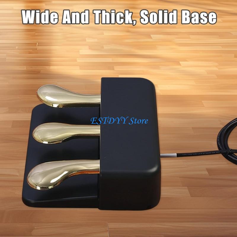 Piano Sustain Pedal - G6DE ユーザーフレンドリーなサスティンペダル キーボードやデジタルピアノに最適 ABS 質感 快適な踏み心地