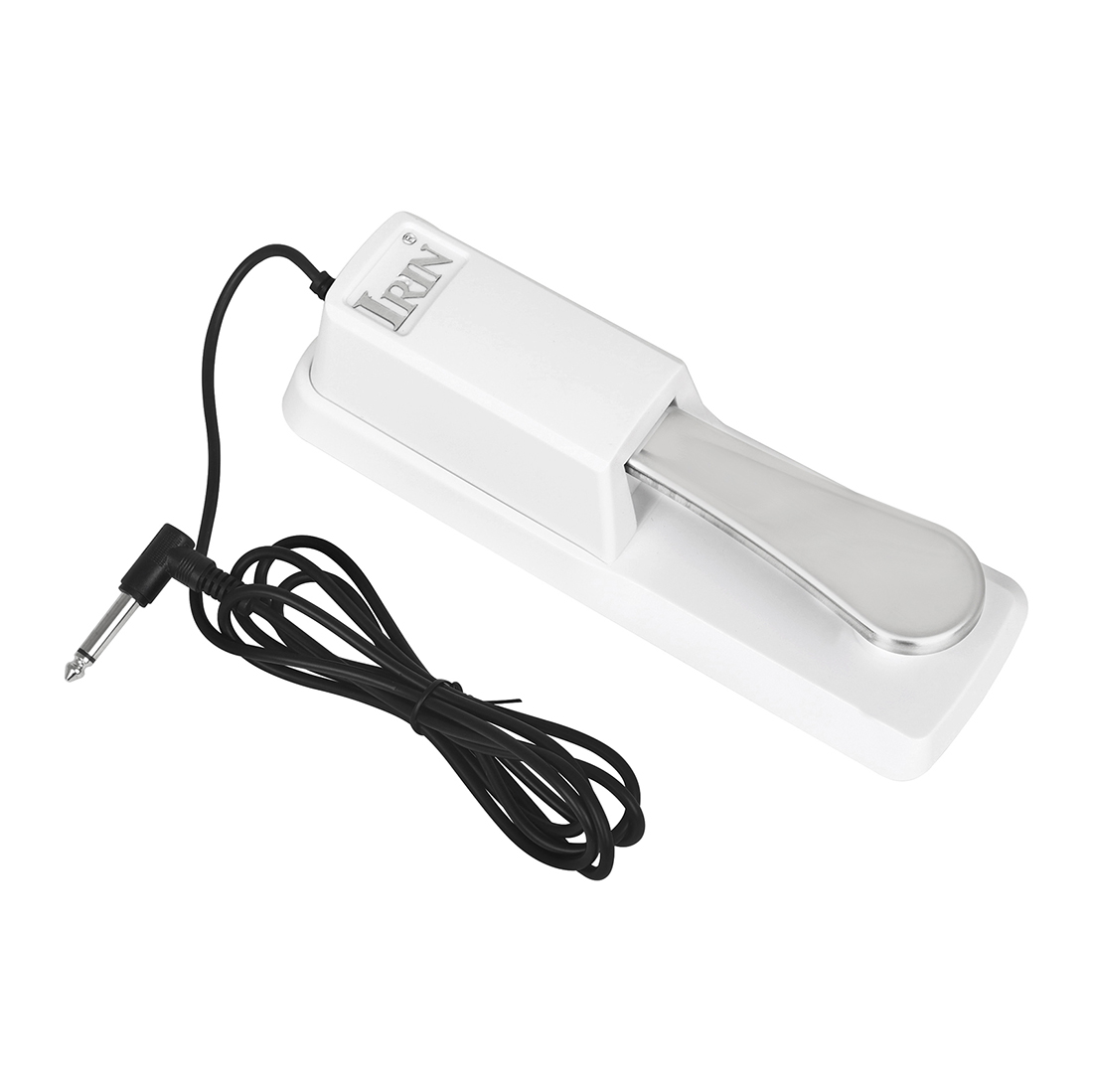 Piano Sustain Pedal - Irin-電子ピアノサポートペダル、遅延効果6.35mm、電気ピアノペダル、キーボードアクセサリー、パーツ