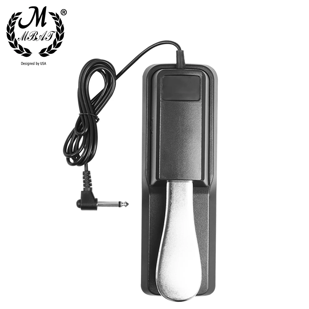 Piano Sustain Pedal - M MBAT 高品質ピアノキーボードサステインダンパーペダルヤマハカシオローランドエレクトリックピアノ電子オルガン新しいアップグレード