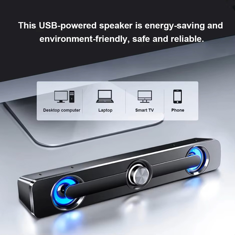 Audio Music Player Pc - Caixa De Som 有線スピーカー サウンドバー ポータブル