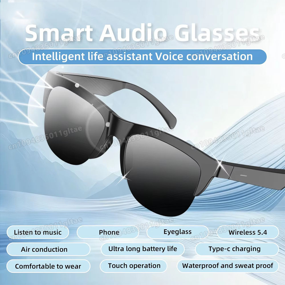 Audio Music Hifi - 新型カメラ制御スマートグラス2026ミュージックサングラスヘッドホンワイヤレスBluetooth通話ヘッドセットHIFIオーディオグラスAndroid対応