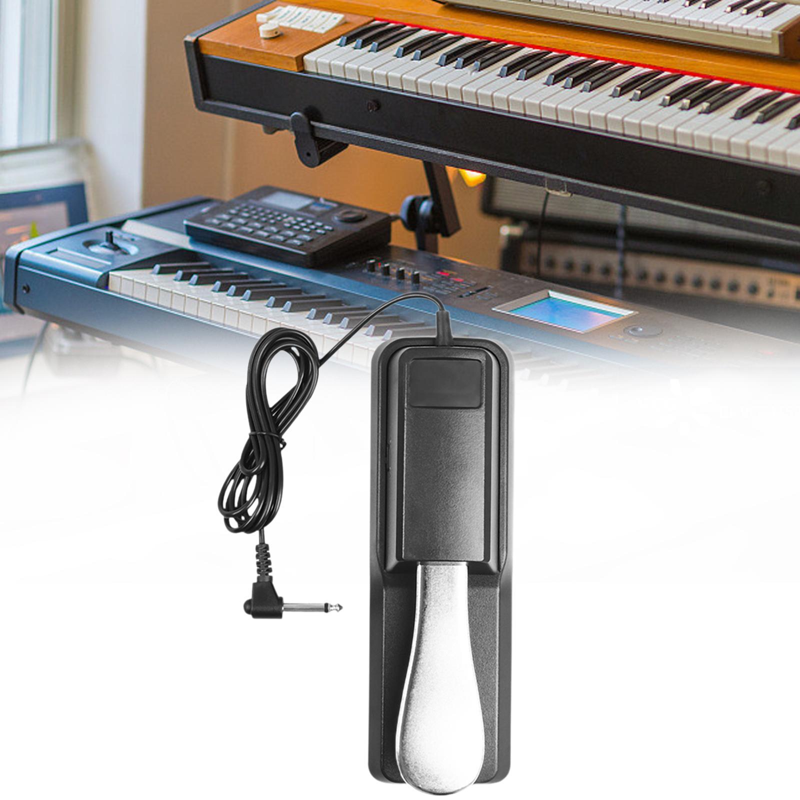 Piano Sustain Pedal - プロのサポートペダル,シンセサイザー,電動ピアノ,キーボード,頑丈