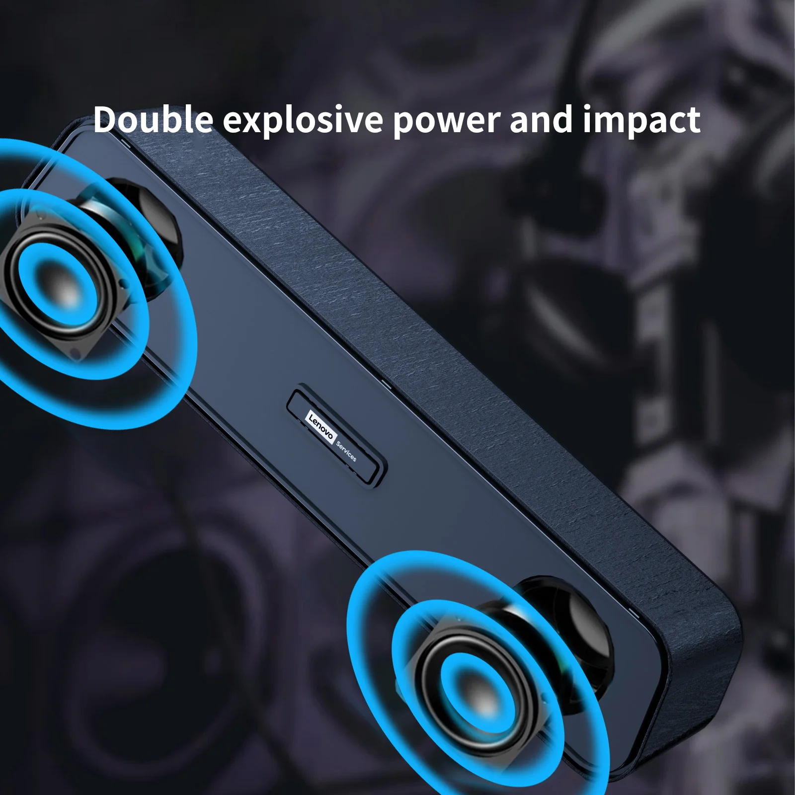 Audio Music Player Pc - レノボ USB ステレオデスクトップスピーカー重低音音楽プレーヤーポータブル 3D サラウンドスピーカーオーディオプレーヤー PC