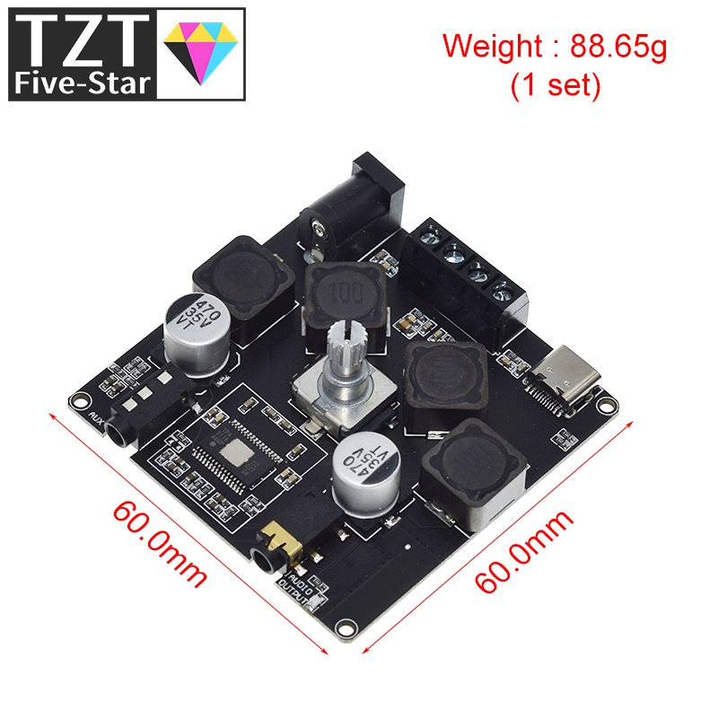 TZT 2x50W Bluetooth 5.0 オーディオパ - Audio Music Apps のレビューと価格