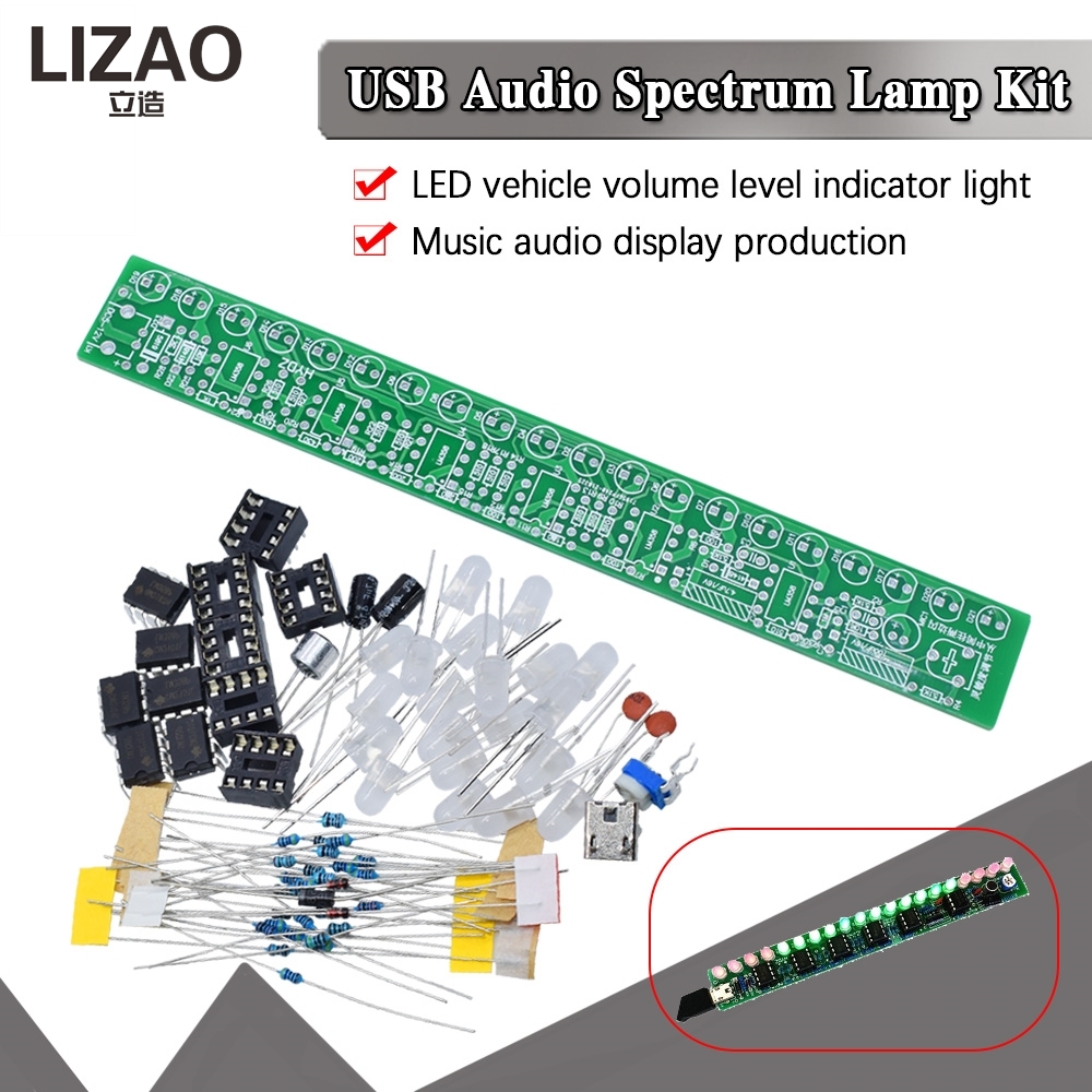 USBオーディオスペクトラムランプDIYキット、音楽表示およ - Audio Music Visualizer Free のレビューと価格