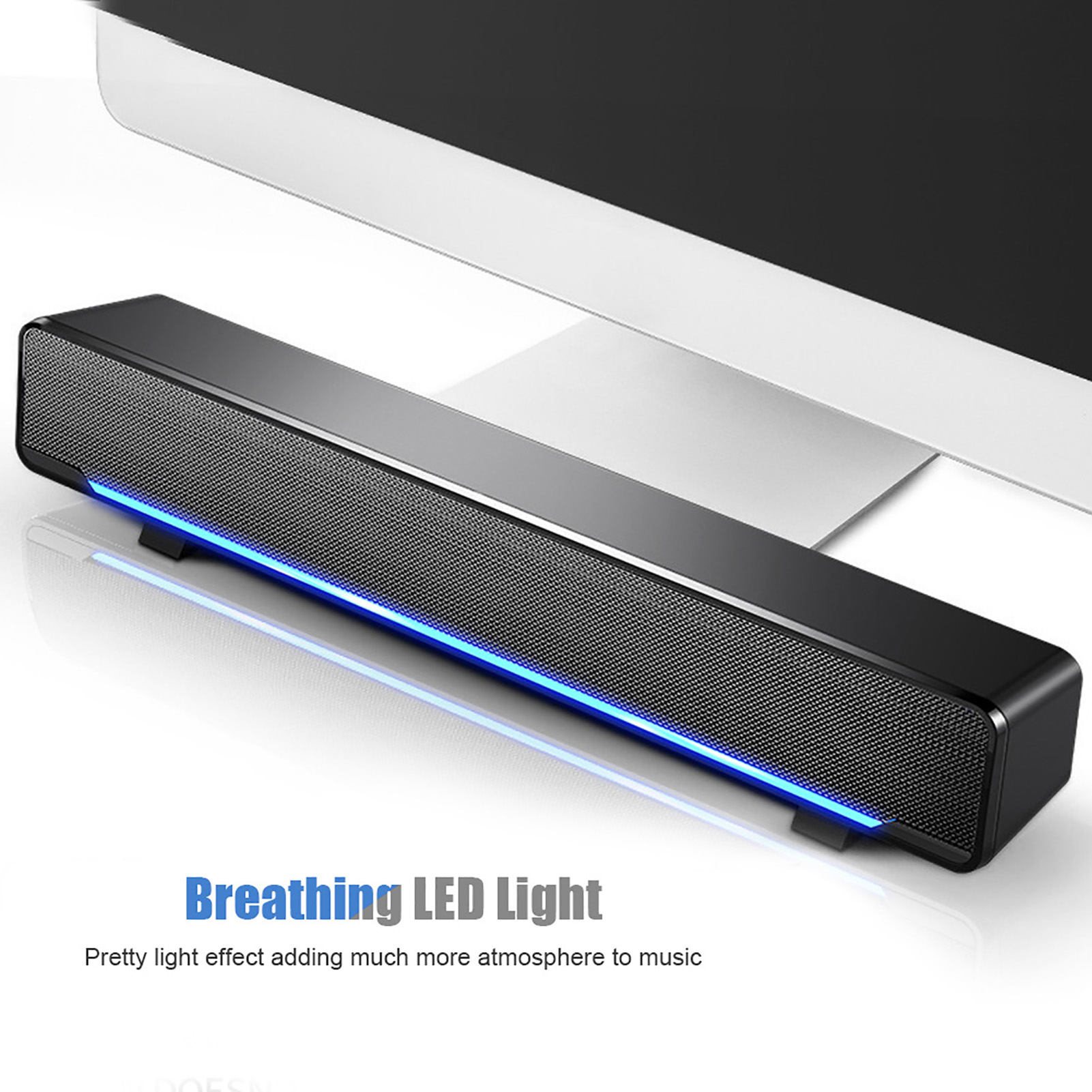 ポータブルサウンドバー USB 有線ステレオサウンドバー音楽 - Audio Music Player Pc のレビューと価格