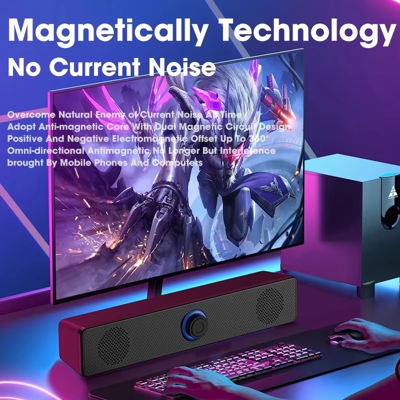 音楽サウンドバー コンピューターサウンドバー 有線およびワイ - Audio Music Player Pc のレビューと価格