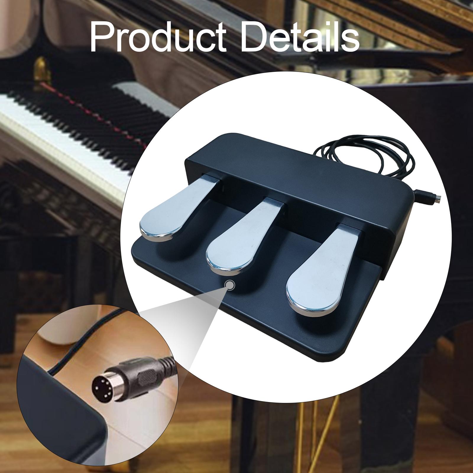 3 ペダルユニットソフトソステンチューラーサステインペダルポ - Piano Sustain Pedal のレビューと価格