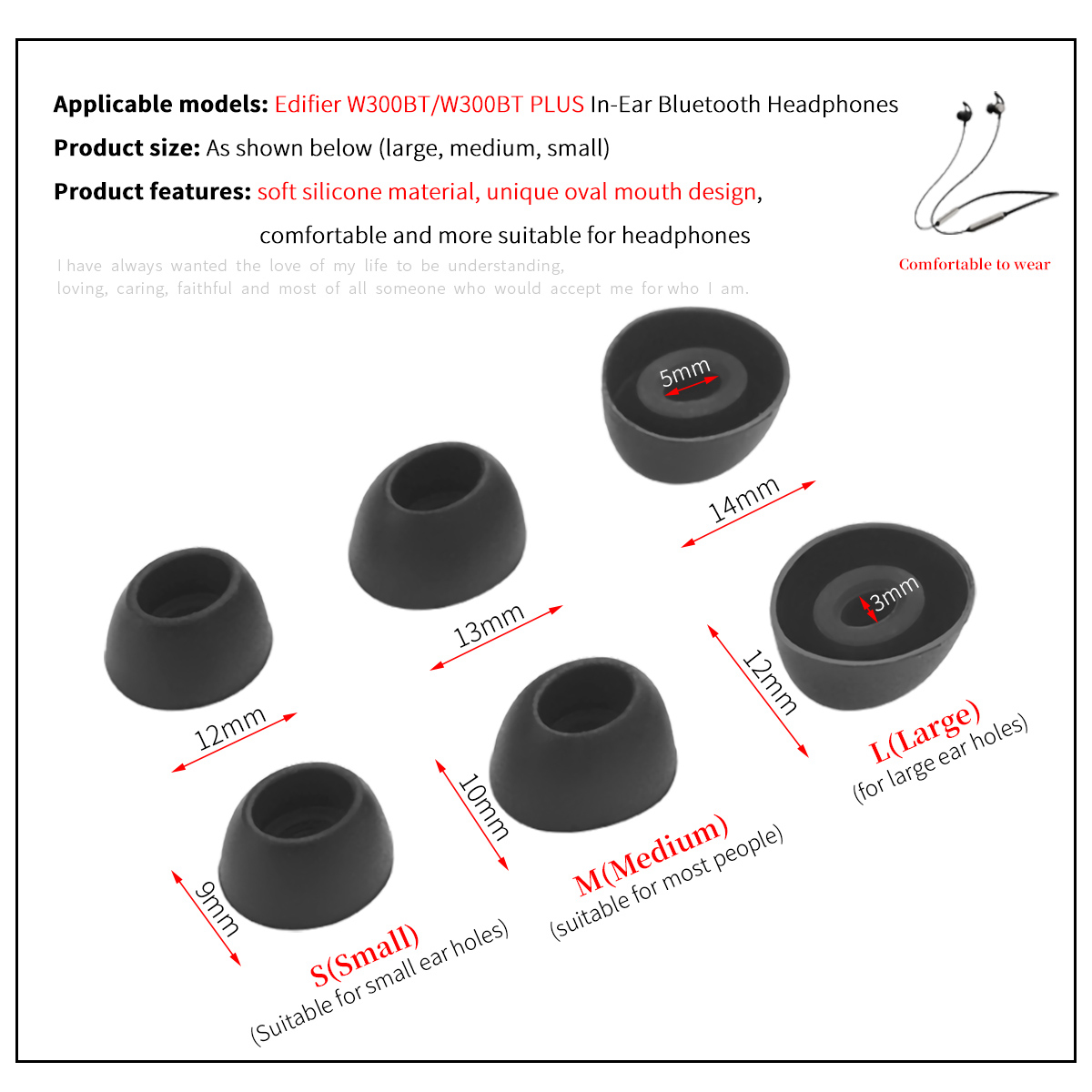 6 個のシリコンイヤーチップ Edifier W300BT  - Anker Speaker Soundcore Boom 2 のレビューと価格