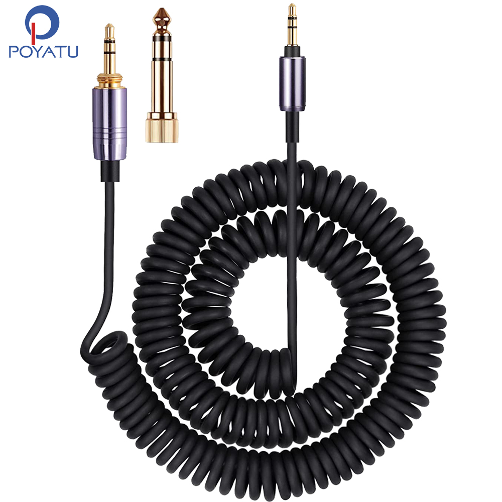 Poyatu-スプリングリリーフコイルケーブル、ヘッドフォン - Audio Technica Headphone Ath-Ws660Bt のレビューと価格