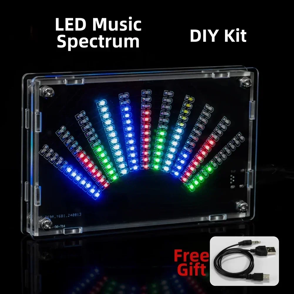 DIY LED 音楽スペクトル表示キット、オーディオビジュア - Audio Music Visualizer Free のレビューと価格