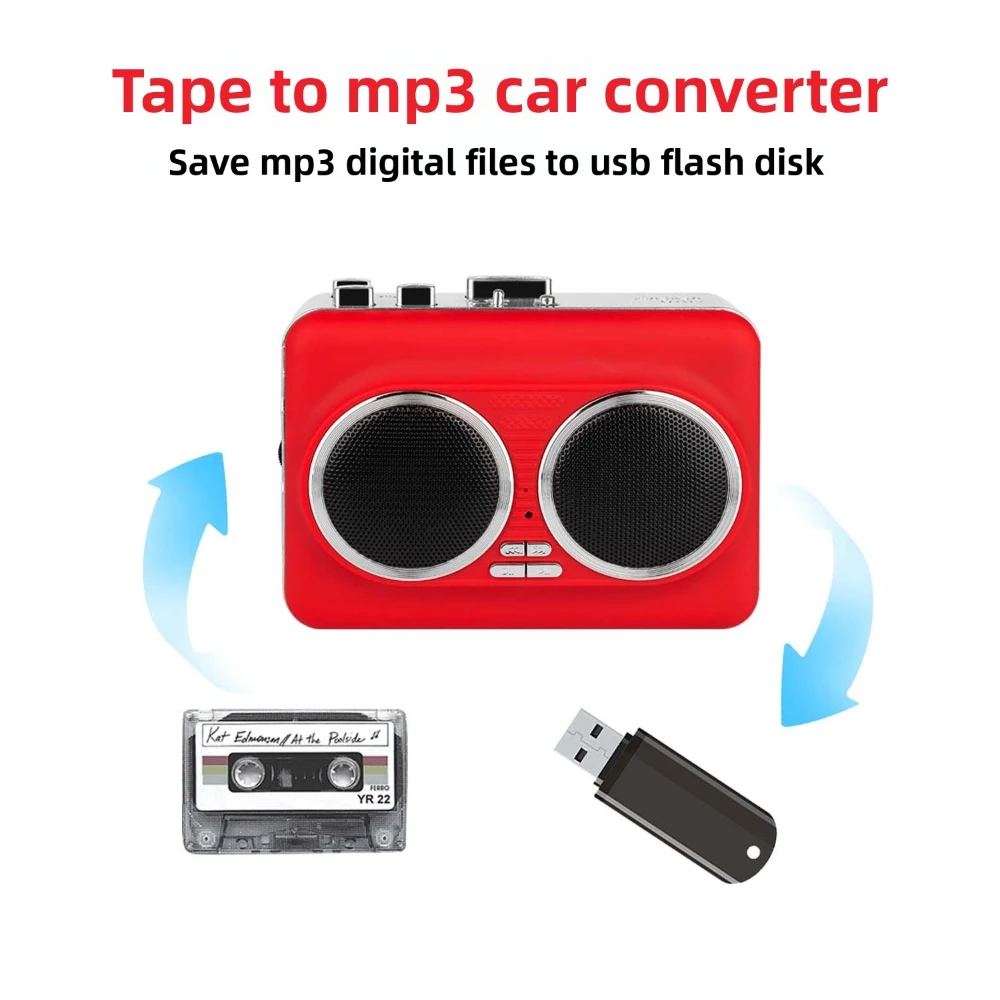 USBカセットプレーヤー 音楽オーディオキャプチャ カセット - Audio Music Player Pc のレビューと価格