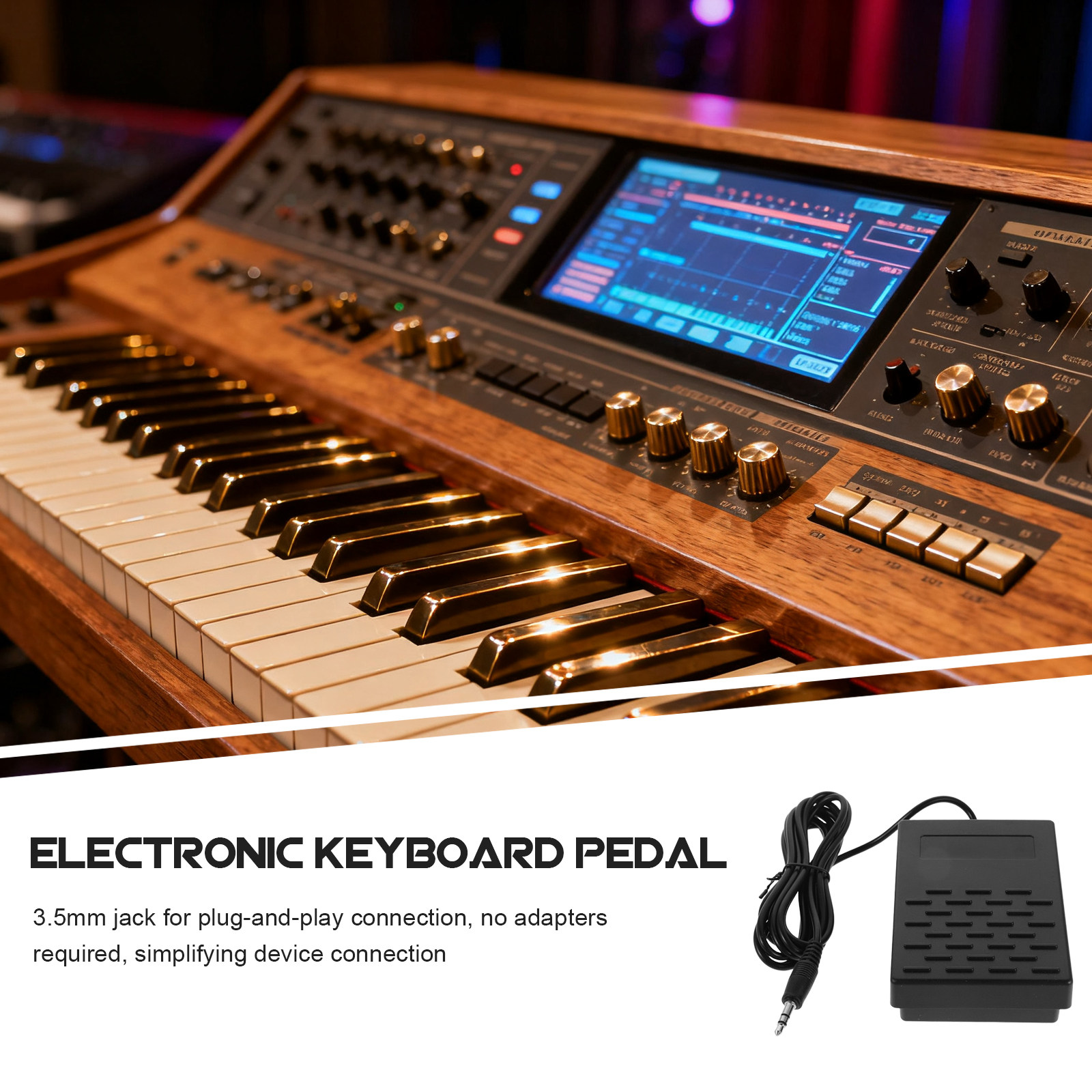 ユニバーサルサスティンペダル、MIDIキーボード、デジタルピ - Piano Sustain Pedal のレビューと価格