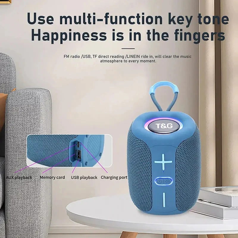 ポータブルBluetoothスピーカー、サウンドボックス、ワ - Audio Music Player Pc のレビューと価格