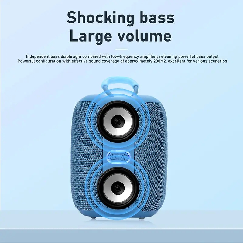 ポータブルBluetoothスピーカー、サウンドボックス、ワ - Audio Music Player Pc のレビューと価格