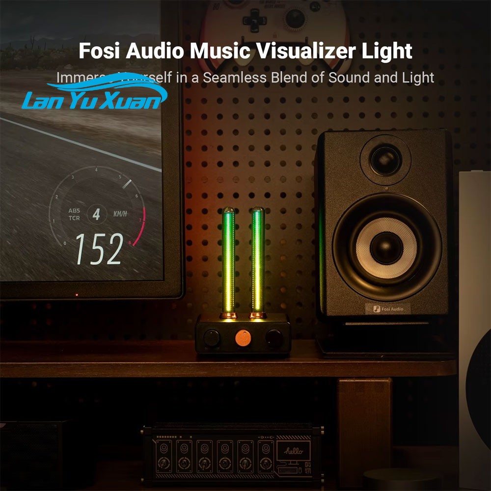 Fosi Audio AH-01A ミュージックビジュアライ - Audio Music Visualizer Free のレビューと価格