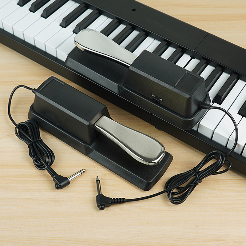 新しいユニバーサルポータブル電子キーボードサステインペダルデ - Piano Sustain Pedal のレビューと価格