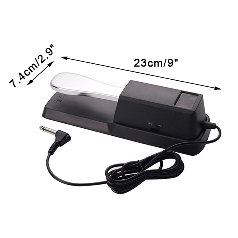 新しいユニバーサルポータブル電子キーボードサステインペダルデ - Piano Sustain Pedal のレビューと価格