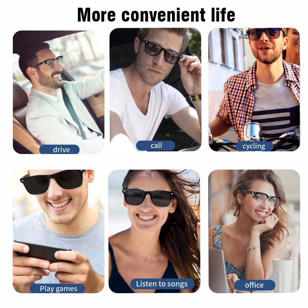 SENBONO E13 スマートグラス:ブルーライトフィルタ - Audio Music Bluetooth のレビューと価格