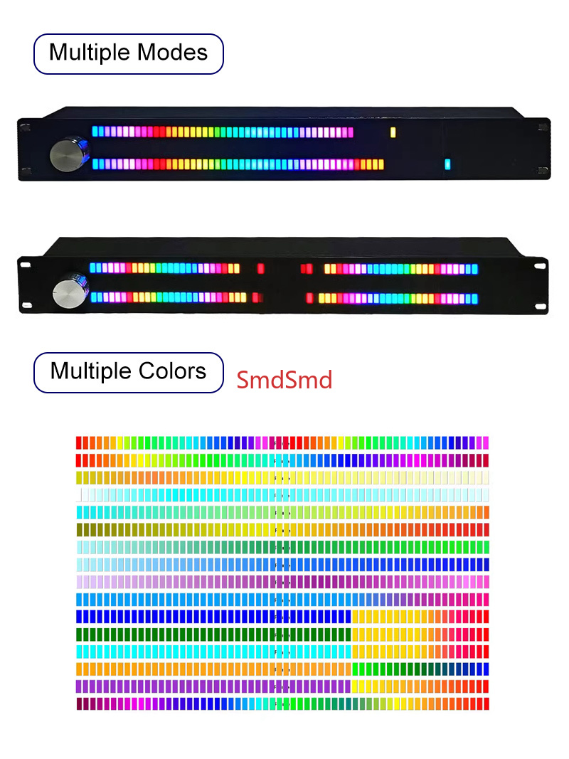 128ライトLEDミュージックスペクトラムディスプレイLED - Audio Music Visualizer Free のレビューと価格